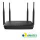 ROTEADOR 4 ANTENAS DUAL BAND PORTA GIGABIT GF1200 INTELBRAS 