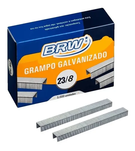 GRAMPO GALVANIZADO 23/8 GR2308 BRW CX 5000 UNDS