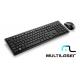 TECLADO MULTIMIDIA SLIM TC251 PRETO MULTILASER