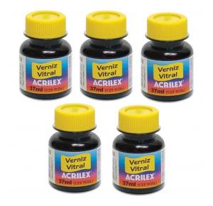 VERNIZ VITRAL 37ML CORES ACRILEX UND