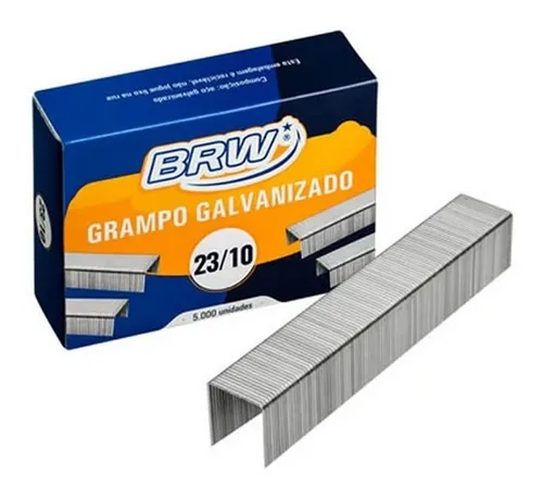 GRAMPO GALVANIZADO 23/10 GR2310 BRW CX 5000 UNDS