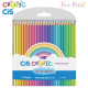 LAPIS DE COR 24 CORES CRIATIC SEXTAVADO TONS PASTEL CIS 