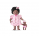 BONECA VINIL FAMILY E ME NEGRA 0810 ROTOBRINQ 