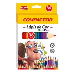 LAPIS DE COR 36 CORES NEO-PEN COMPACTOR 