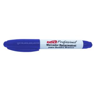 MARCADOR QUADRO BRANCO PROFISSIONAL C/CLIP 9186 AZUL RADEX UND