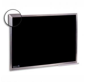 QUADRO NEGRO MOLD ALUM SLIM 080X060CM CORTIARTE 