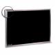 QUADRO NEGRO MOLD ALUM SLIM 080X060CM CORTIARTE 