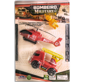 DUPLA BOMBEIRO TANQUE/HELICOP/BONECO 7843 ALTIMAR UND