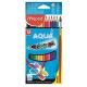 LAPIS DE COR 12 CORES COLOR PEPS AQUARELAVEL C PINCEL 836011 MAPED