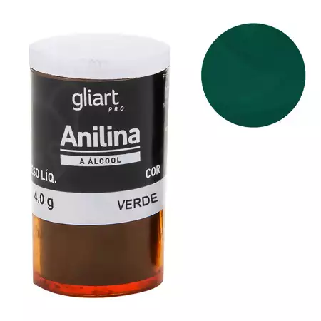 ANILINA A ALCOOL 6GRS PA0084 VERDE GLIART UND