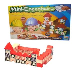 MINI ENGENHEIRO 35PCS EM MADEIRA 1768 BIG BOY UND