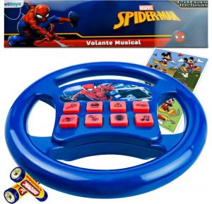 VOLANTE MUSICAL SPIDER MAN MARVEL 