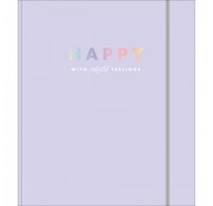 CADERNO ARG. CARTONADO COLEGIAL C/ ELASTICO HAPPY 80 FLS 310280 CORES TILIBRA 