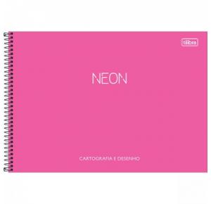 CADERNO CARTOGRAFIA 80FLS C/P ESP NEON 232807 TILIBRA