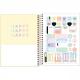 CADERNO COLEGIAL 1X1 80FLS CPP HAPPY CORES TILIBRA