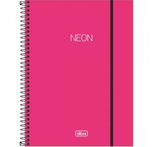 CADERNO 1X1 80FLS CPP NEON CORES TILIBRA