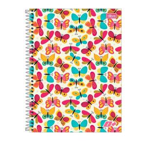 CADERNO UNIV. C/D 1X1 96 FLS D+MAIS FEM 13924 TILIBRA UND