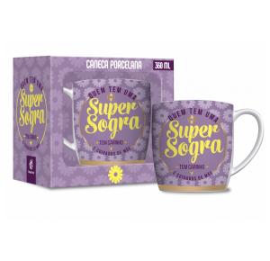 CANECA PORCELANA FAMILIA 360ML SUPER SOGRA 2516 BRASFOOT UND