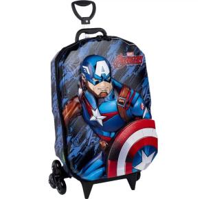 MOCHILA MALA CAPITAO AMERICA 3850AM22 MAXTOY UND