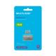 PEN DRIVE 2 EM 1 LEITOR USB + CARTAO MEMORIA 16GB MC162 MULTILASER UND