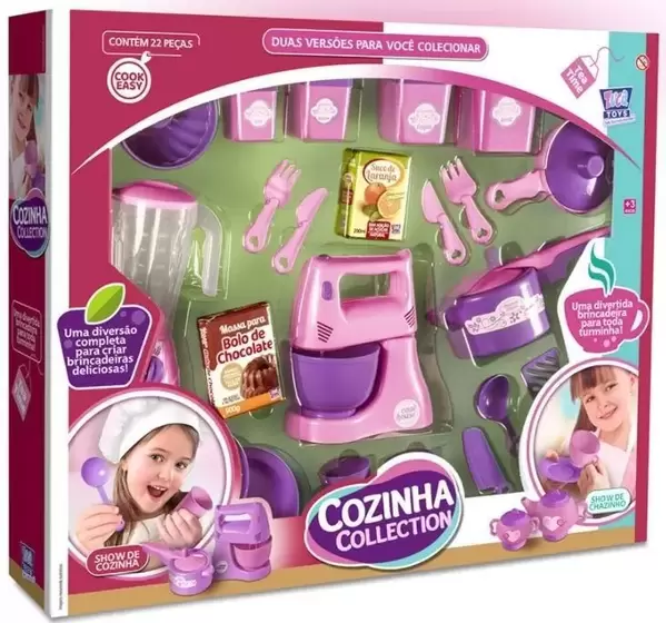 KIT COZINHA INFANTIL 9 PECAS ZB1242 ART BRINK UND