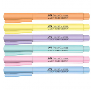 MARCA TEXTO TOM PASTEL MT70TPZF CORES FABER CASTELL 