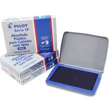 Almofada Carimbo N Tp Azul Pilot Papelmax Papelaria