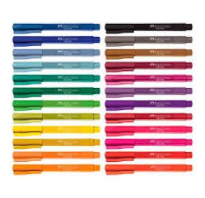 CANETA ESF. FINE PEN 0.4 CORES FABER CASTELL