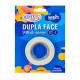 FITA DUPLA FACE 19MM X 2M ESPUMA BRW UND