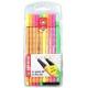 CANETA POINT 88 / PEN 68 NEON CORES STABILO ESTOJO C/ 10 UNDS