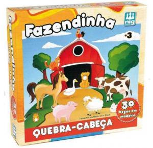 QUEBRA CABECA 30PCS FAZENDINHA 0424 NIG BRINQUEDOS 