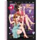 CADERNO UNIV. C/D 1X1 80 FLS GIRL POWER 233144 SAO DOMINGOS UND