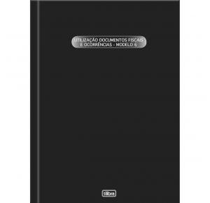 LIVRO DE REGISTRO UTILI DOC FISCAIS E OCORR MD 6 50FLS 12116 PRETO TILIBRA UND