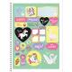 CADERNO UNIV. C/D 12X1 192 FLS LOVE 233269 SAO DOMINGOS UND