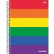 CADERNO UNIV. C/D 1X1 80 FLS LOVE WINS 233265 SAO DOMINGOS UND