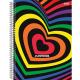 CADERNO UNIV. C/D 1X1 80 FLS LOVE WINS 233265 SAO DOMINGOS UND