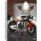 CADERNO UNIV. C/D 1X1 80 FLS MOTOS 233084 SAO DOMINGOS UND