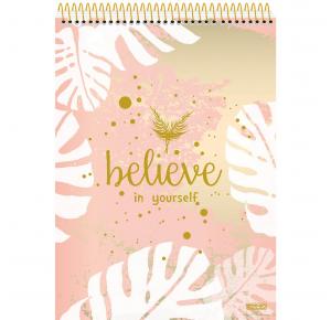 CADERNO UNIV. C/D 1X1 80 FLS MULHER 233071 SAO DOMINGOS UND