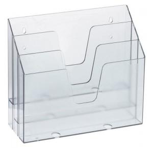 ORGANIZADOR TRIPLO OFFICE 10170008 CRISTAL MAXCRIL UND