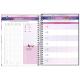 PLANNER ESPIRAL 17,7 X 24 CM DAISY 2023