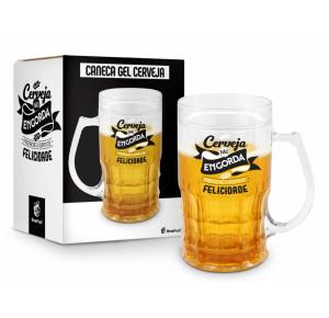 CANECA GEL CERVEJA 450ML CERVEJA NAO ENGORDA 10027 BRASFOOT UND