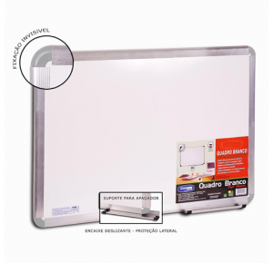 QUADRO BRANCO CAFIX ALUM 200X120CM CORTIARTE