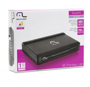 SWITCH 16 PORTAS RE116 MULTILASER UND