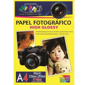 PAPEL FOTO 180G A4 PCT C/10F OFF PAPER UND