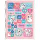 CADERNO UNIV. C/D 1X1 80 FLS SISSI 233088 SAO DOMINGOS UND