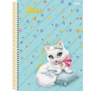 CADERNO UNIV. C/D 1X1 80 FLS SISSI 233088 SAO DOMINGOS UND