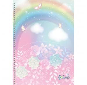 CADERNO UNIV. C/D 1X1 80 FLS SO CUTE 233125 SAO DOMINGOS UND