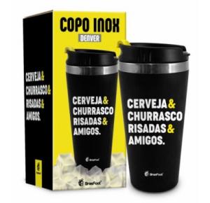 COPO TERMICO 450ML CERVEJA E CHURRASCO 11452 BRASFOOT UND