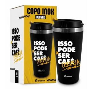 COPO TERMICO 450ML ISSO PODE SER CERVEJA 11458 BRASFOOT UND